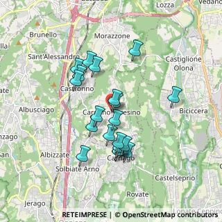 Mappa Piazza Giuseppe Mazzini, 21040 Caronno Varesino VA, Italia (1.5525)