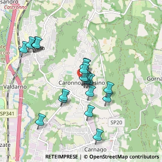 Mappa Piazza Giuseppe Mazzini, 21040 Caronno Varesino VA, Italia (0.8605)