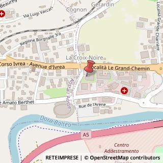 Mappa Via Torquato Taramelli, 58, 11020 Saint-Christophe, Aosta (Valle d'Aosta)