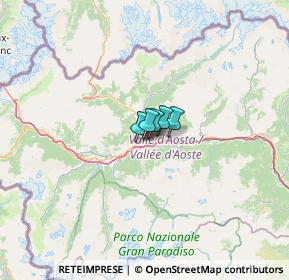 Mappa Via Gorret Abbè, 11100 Aosta AO, Italia (34.60923)