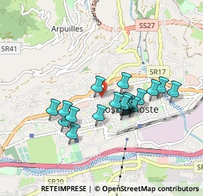 Mappa Via Gorret Abbè, 11100 Aosta AO, Italia (0.7105)