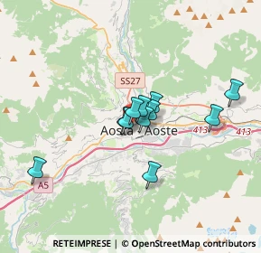 Mappa Via Gorret Abbè, 11100 Aosta AO, Italia (2.35182)