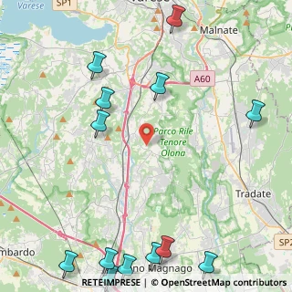 Mappa Via Giovanni Boccaccio, 21040 Caronno Varesino VA, Italia (6.58786)