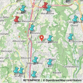 Mappa Via Giovanni Boccaccio, 21040 Caronno Varesino VA, Italia (3.5245)
