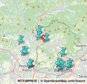 Mappa Via Monte Taddeo, 24011 Almé BG, Italia (4.34571)