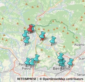 Mappa Via Monte Taddeo, 24011 Almé BG, Italia (4.06231)