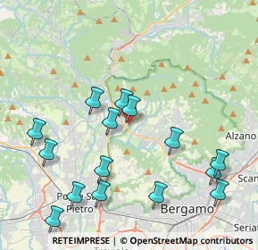 Mappa Via Monte Taddeo, 24011 Almé BG, Italia (4.49467)