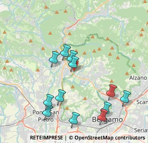 Mappa Via Monte Taddeo, 24011 Almé BG, Italia (4.08)