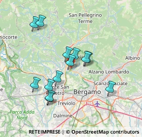Mappa Via Brughiera, 24011 Almè BG, Italia (6.46692)