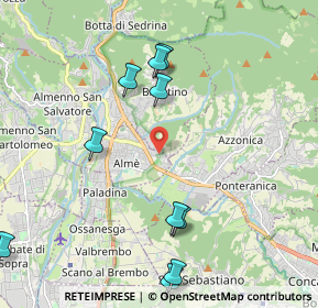 Mappa Via Brughiera, 24011 Almè BG, Italia (2.66)