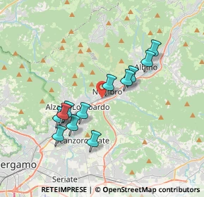 Mappa 24027, 24022 Nembro BG, Italia (3.29667)