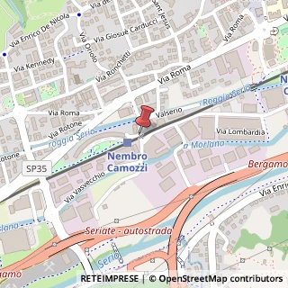 Mappa Via Gabriele Camozzi, 12/A, 24027 Nembro, Bergamo (Lombardia)