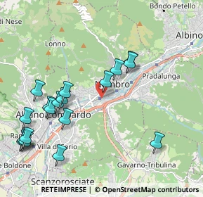 Mappa 24027, 24022 Nembro BG, Italia (2.30278)