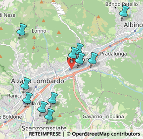 Mappa 24027, 24022 Nembro BG, Italia (2.19545)