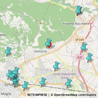Mappa Via S. Carlo, 36014 Santorso VI, Italia (3.57875)