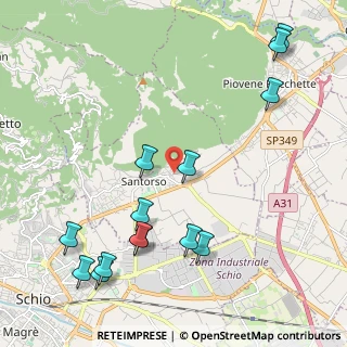 Mappa Via S. Carlo, 36014 Santorso VI, Italia (2.56286)