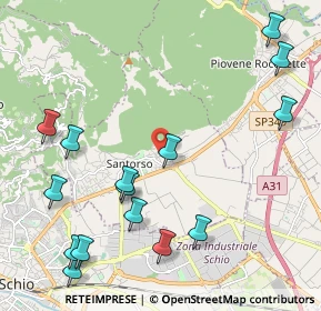 Mappa Via S. Carlo, 36014 Santorso VI, Italia (2.61067)