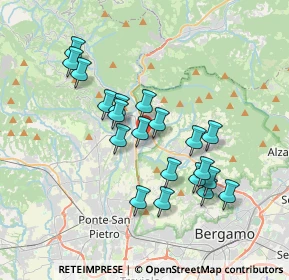 Mappa 24011 Almè BG, Italia (3.2555)
