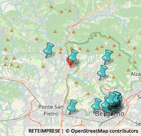 Mappa 24011 Almè BG, Italia (5.54842)