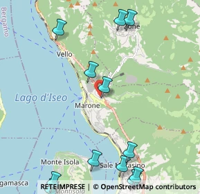 Mappa Via Castello, 25054 Marone BS, Italia (2.83083)