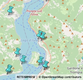 Mappa Via Castello, 25054 Marone BS, Italia (6.944)