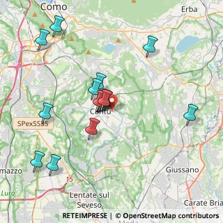 Mappa Via Domea, 22036 Cantù CO, Italia (3.74333)