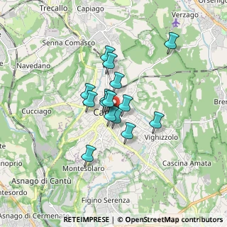 Mappa Via XXIV Maggio, 22063 Cantù CO, Italia (1.12667)