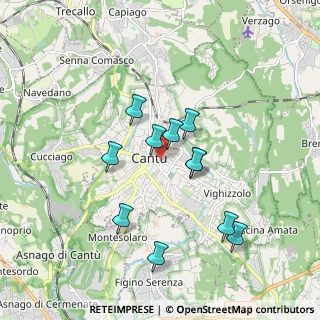 Mappa Via XXIV Maggio, 22063 Cantù CO, Italia (1.56909)