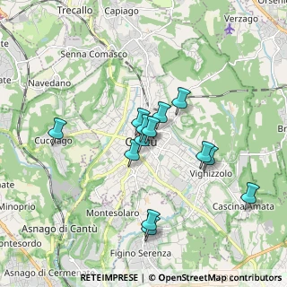 Mappa Via Archinto, 22063 Cantù CO, Italia (1.49615)