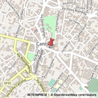 Mappa Via Ariberto da Intimiano, 3, 22063 Cantù, Como (Lombardia)