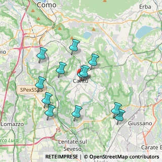 Mappa Via Archinto, 22063 Cantù CO, Italia (3.53333)