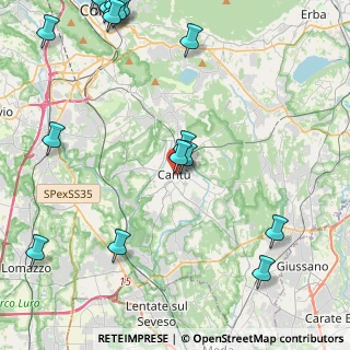 Mappa Via Archinto, 22063 Cantù CO, Italia (6.5385)