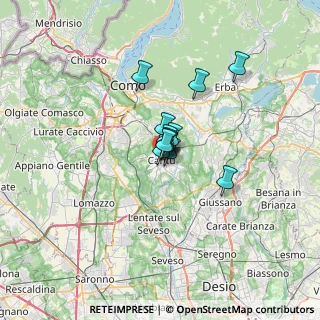 Mappa Piazza Giuseppe Parini, 22063 Cantù CO, Italia (3.22667)