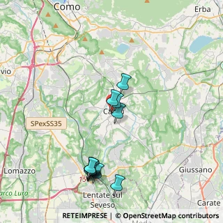 Mappa Piazza G. Parini, 22063 Cantù CO, Italia (4.04583)