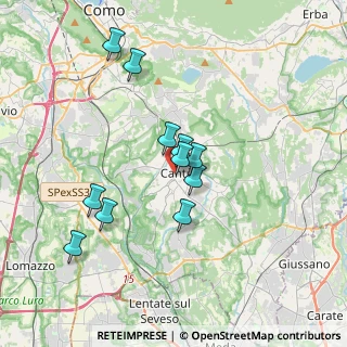 Mappa Piazza G. Parini, 22063 Cantù CO, Italia (3.09545)
