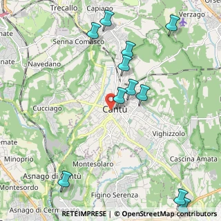 Mappa Piazza Giuseppe Parini, 22063 Cantù CO, Italia (2.54818)