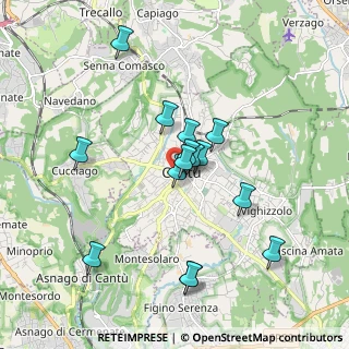 Mappa Piazza Giuseppe Parini, 22063 Cantù CO, Italia (1.60333)