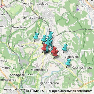 Mappa Piazza G. Parini, 22063 Cantù CO, Italia (0.86294)