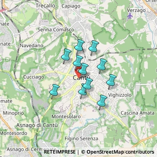 Mappa Piazza Giuseppe Parini, 22063 Cantù CO, Italia (1.20182)
