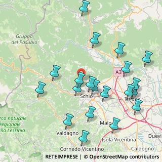 Mappa Via Reghellini, 36015 Schio VI, Italia (8.951)