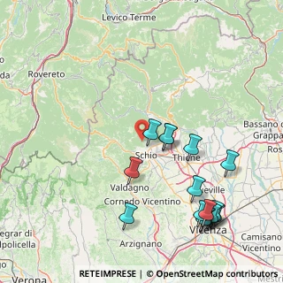 Mappa Via Reghellini, 36015 Schio VI, Italia (18.89533)