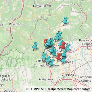 Mappa Via Reghellini, 36015 Schio VI, Italia (10.256)