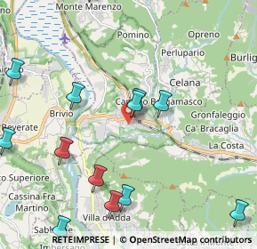 Mappa Via Cà de'Volpi, 24034 Cisano Bergamasco BG, Italia (2.67071)