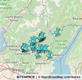 Mappa Via Guglielmo Marconi, 25074 Lavenone BS, Italia (10.2005)