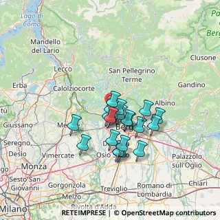Mappa (in, 24030 Almenno San Bartolomeo BG, Italia (10.5145)