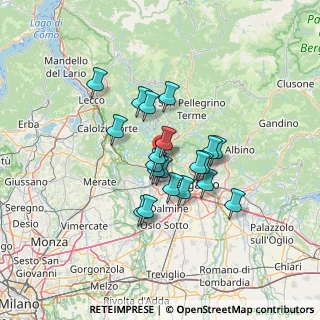 Mappa (in, 24030 Almenno San Bartolomeo BG, Italia (9.971)