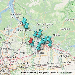 Mappa (in, 24030 Almenno San Bartolomeo BG, Italia (10.31412)