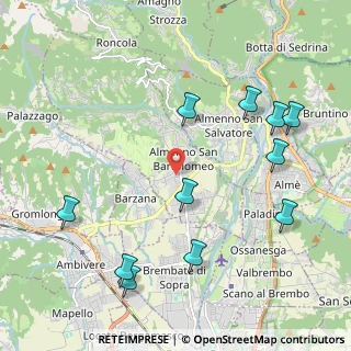 Mappa (in, 24030 Almenno San Bartolomeo BG, Italia (2.42364)