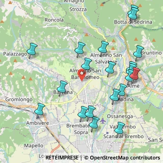 Mappa (in, 24030 Almenno San Bartolomeo BG, Italia (2.3935)