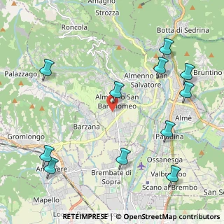 Mappa (in, 24030 Almenno San Bartolomeo BG, Italia (2.61909)